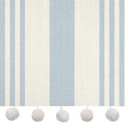 Decorative Roman Shades with Trims 1812