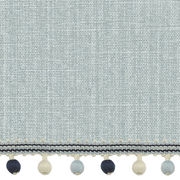 Decorative Roman Shades with Trims 1812
