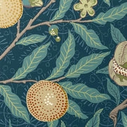 Toiles à rouleau Noirceur totale William Morris (sans perçage) 1881