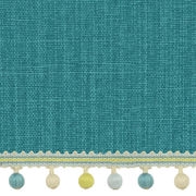 Decorative Roman Shades with Trims 1812