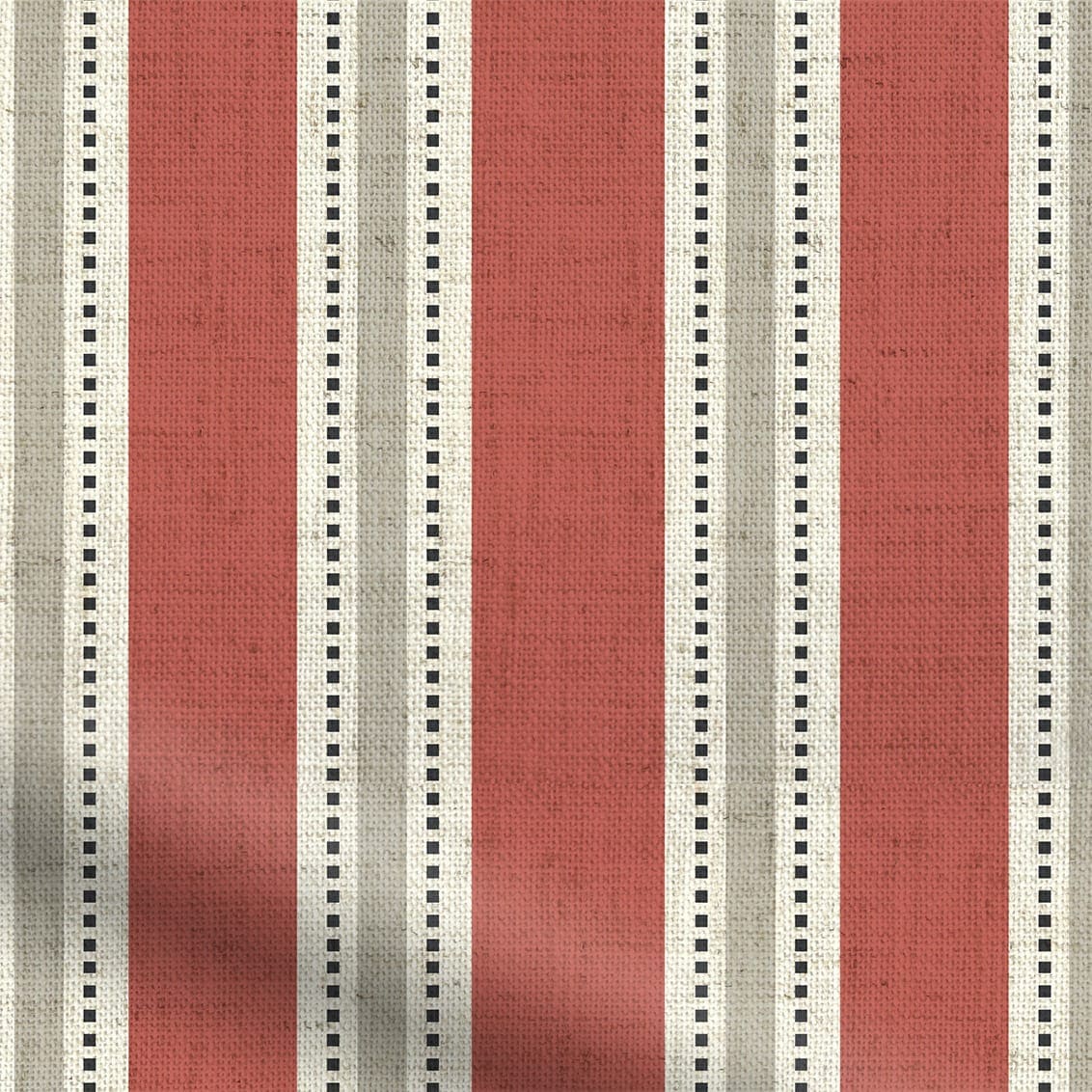 Twill Linen Party Red