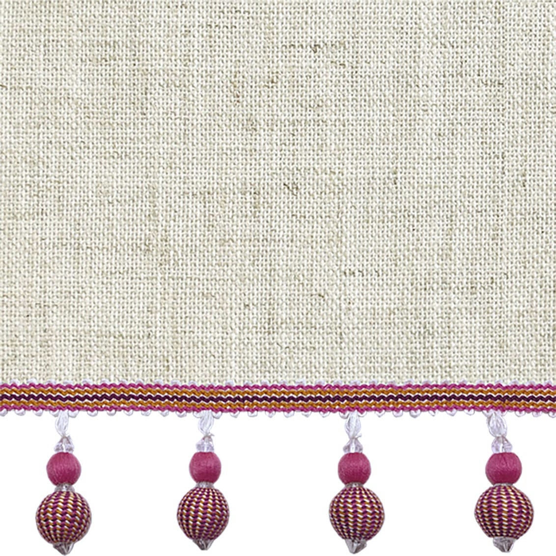 White Linen & Fuchsia