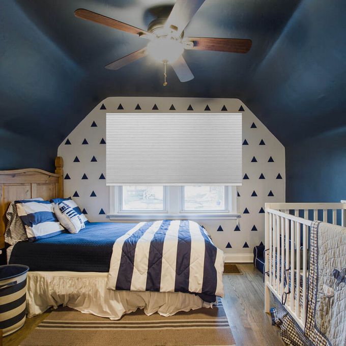 1/2" Double Cell Value Blackout Honeycomb Shades 5563