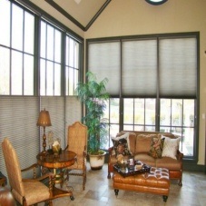 1/2" Single Cell (Carriann) Designer Signature Blackout Honeycomb Shades