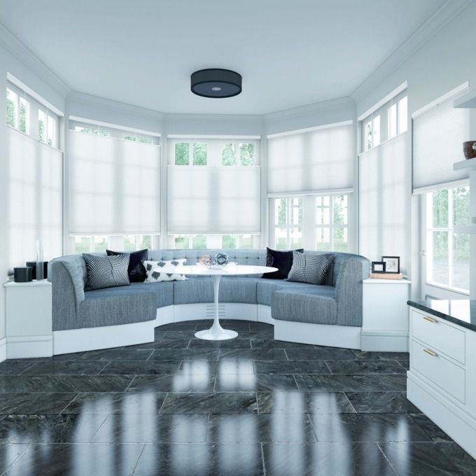 1 2 Single Cell Cordless Top Down Bottom Up Light Filtering Honeycomb Shades Select Blinds Canada