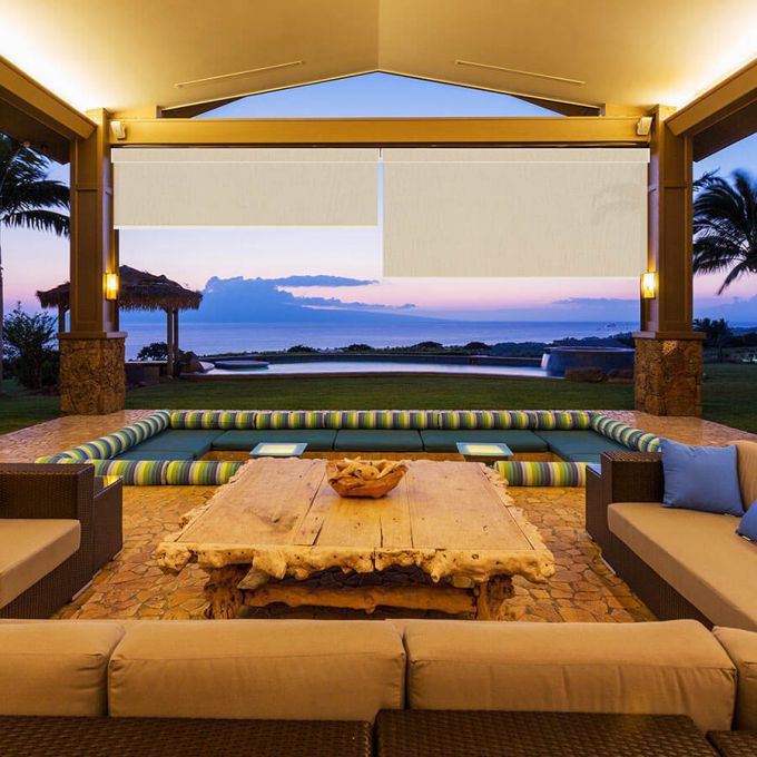 1% SheerWeave Value Outdoor Solar Roller Shades 5108