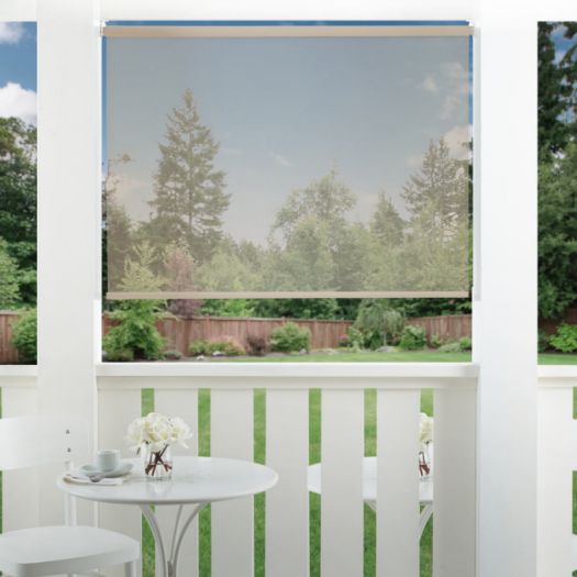 10 SheerWeave Value Outdoor Solar Roller Shades