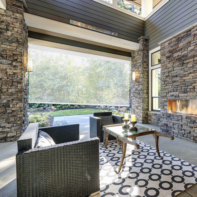 14% SheerWeave Value Outdoor Solar Roller Shades 5131