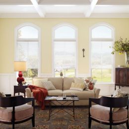 2" (Good Housekeeping) Designer Signature Linen Light Filtering Sheer Shades