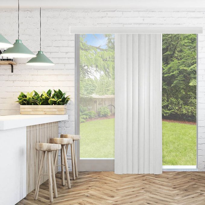 3 1/2" Premium Faux Wood Vertical Blinds 7284