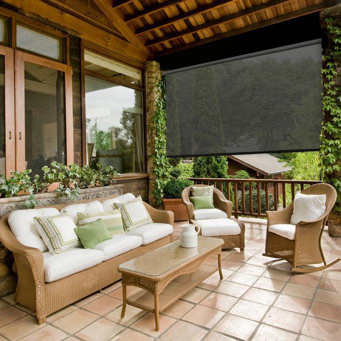 5% SheerWeave Value Outdoor Solar Roller Shades 5153