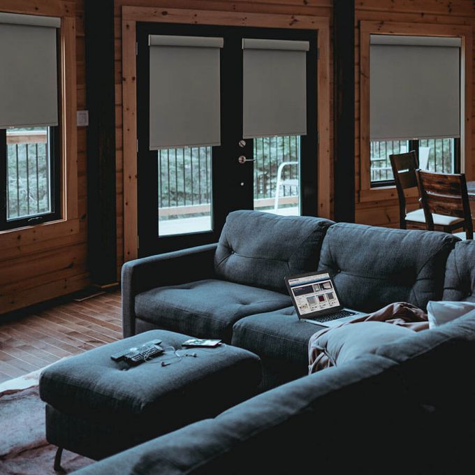 Premium Blackout Fabric Roller Shades 4202