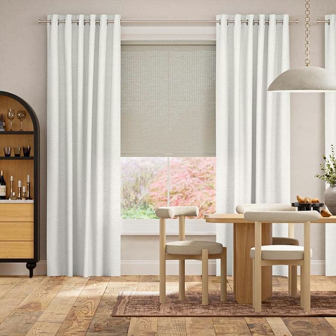 Boucle Drapes/Curtains 9955