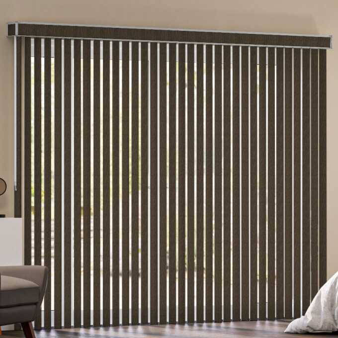 Classic Faux Wood Vertical Blinds 9657