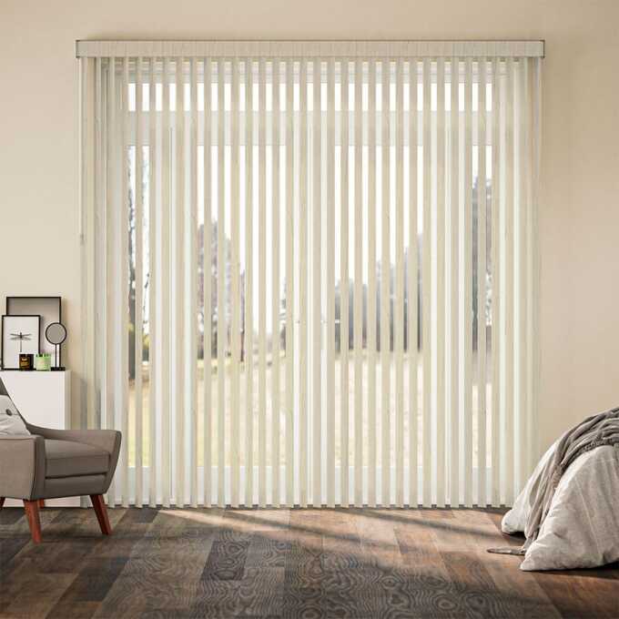 Classic Faux Wood Vertical Blinds 9659