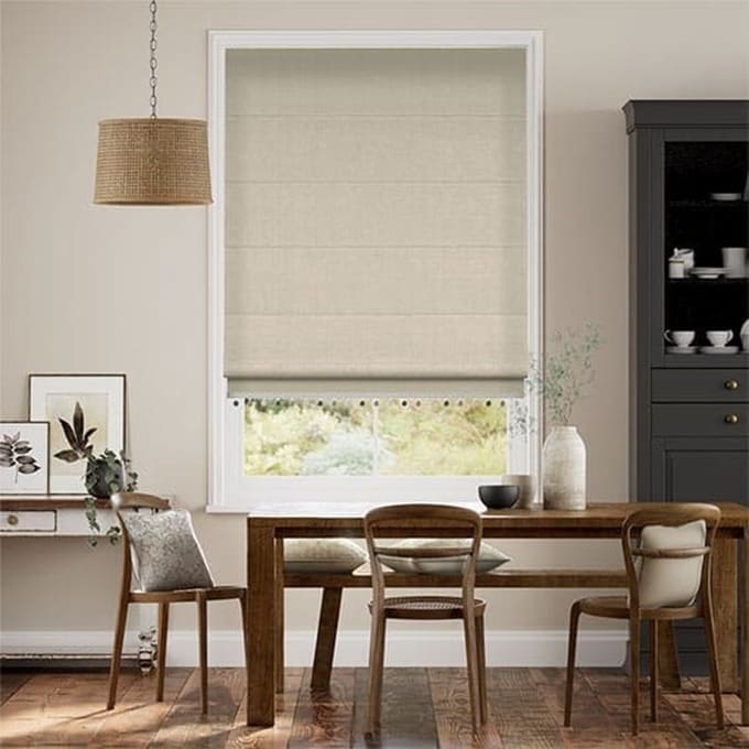 Decorative Roman Shades with Trims 10831