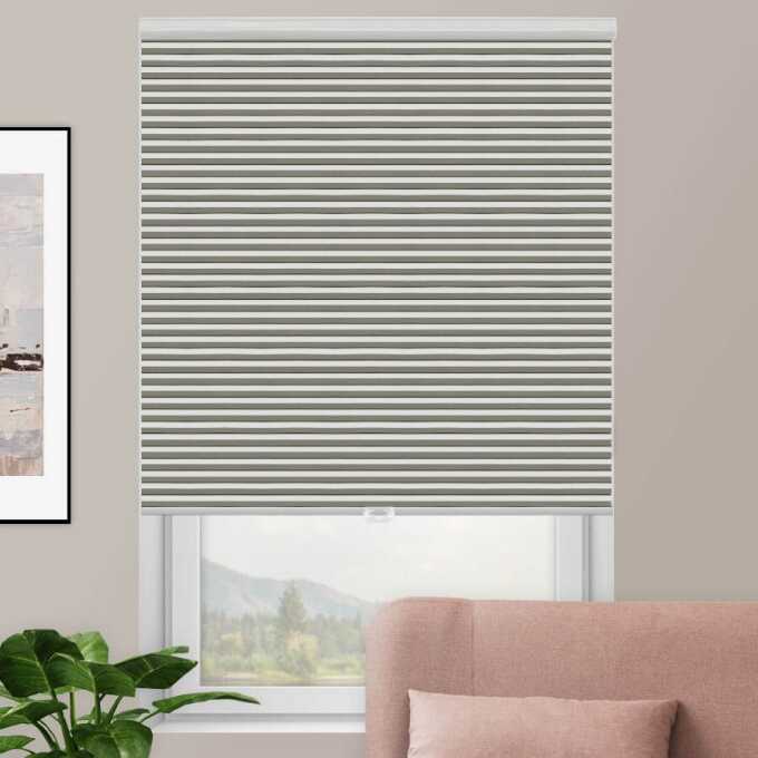 Designer Double Cell Blackout Honeycomb Shades