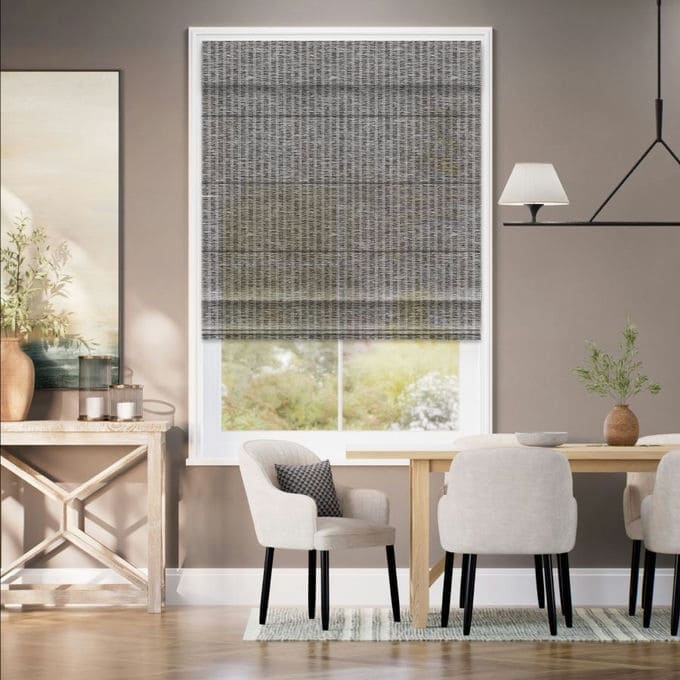 Designer Faux Woven Wood/Bamboo Shades 10716