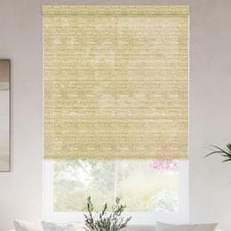 Designer Faux Woven Wood Roller Shades