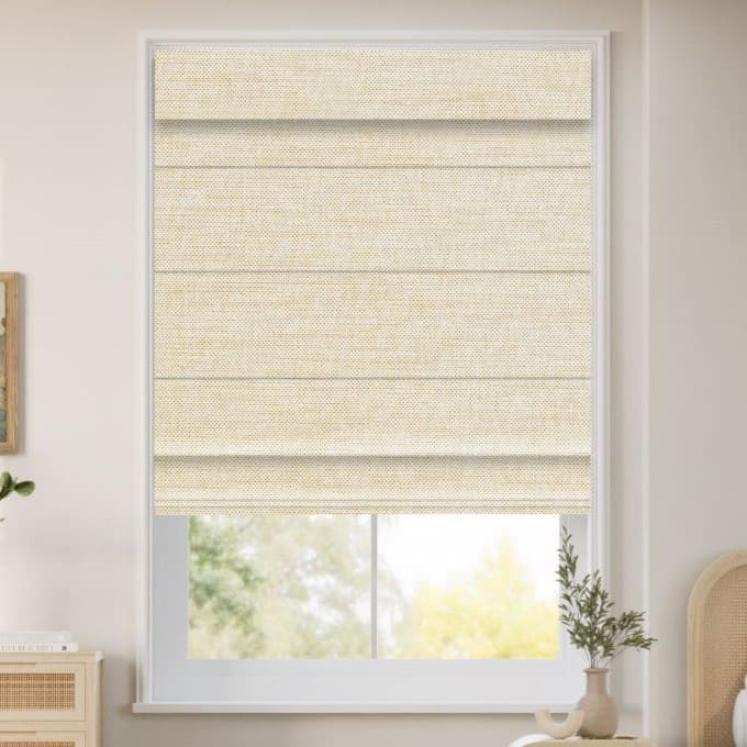 Designer Luxe Blackout Roman Shades 10740