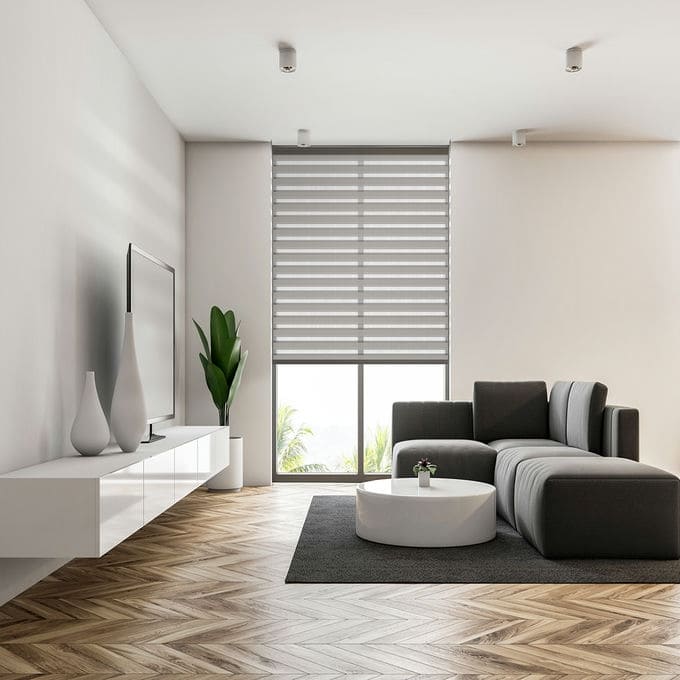 Designer Luxe Light Filtering Zebra Blinds 10189