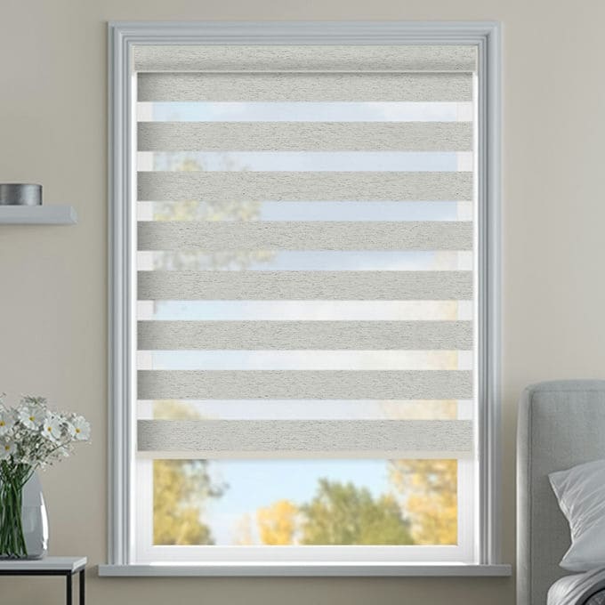 Designer Luxe Room Darkening Zebra Blinds 10181