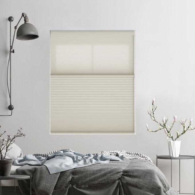 Designer Single Cell Day/Night Honeycomb Shades 9331