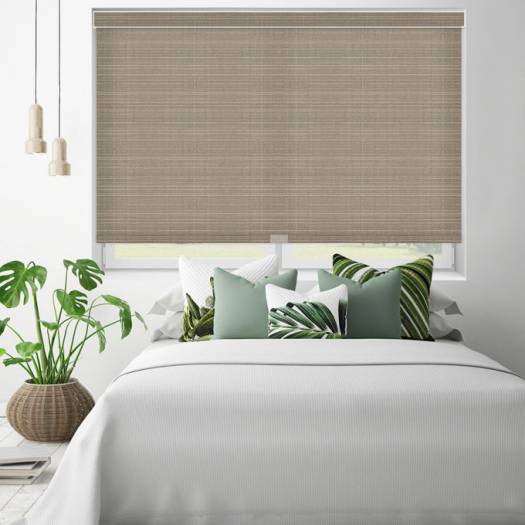 (Good Housekeeping) Designer Signature Light Filtering Fabric Roller Shades