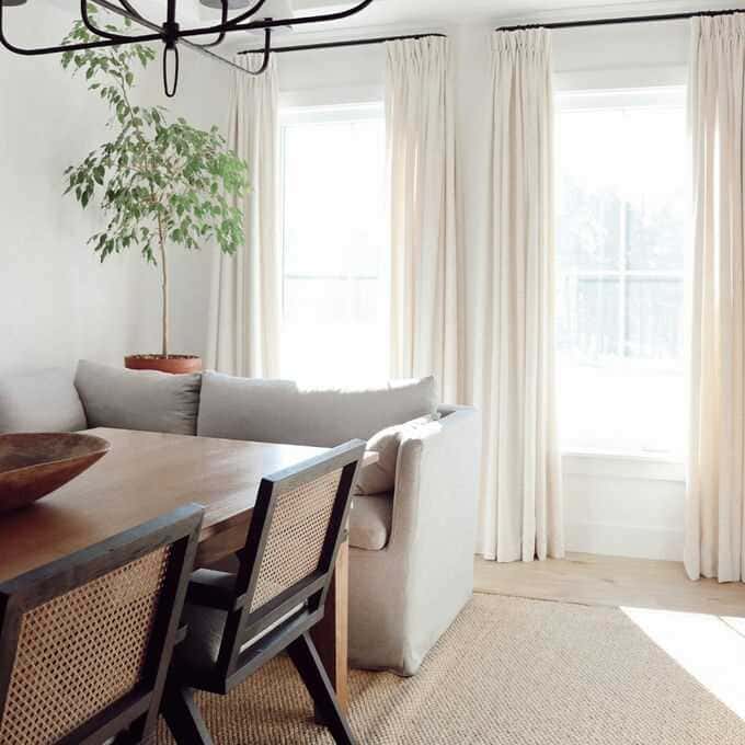 Linen Drapes/Curtains 10943