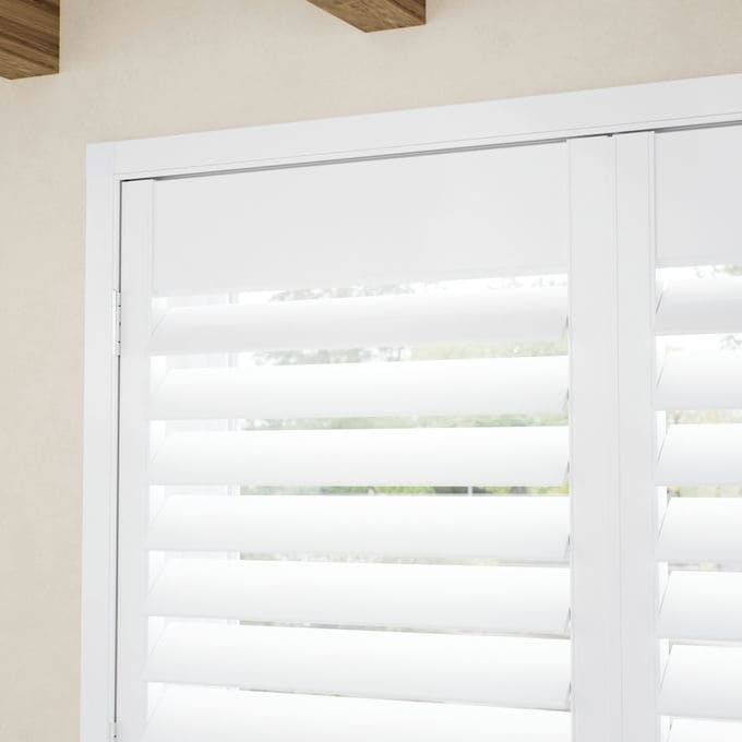 No-Drill Faux Wood Shutters 10879