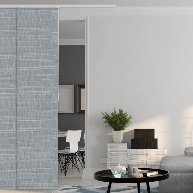 Panneaux coulissants noircissants en tissu de luxe 8337