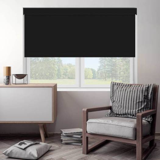 Premium Vinyl Blackout Roller Shades