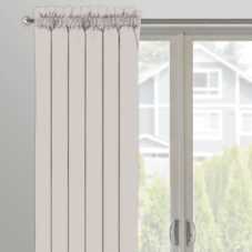 Rideaux à passe-tringle « décorateur » sur mesure