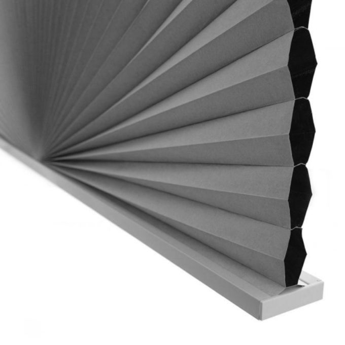 Full Blackout Arch Window Shades Pleated Blinds