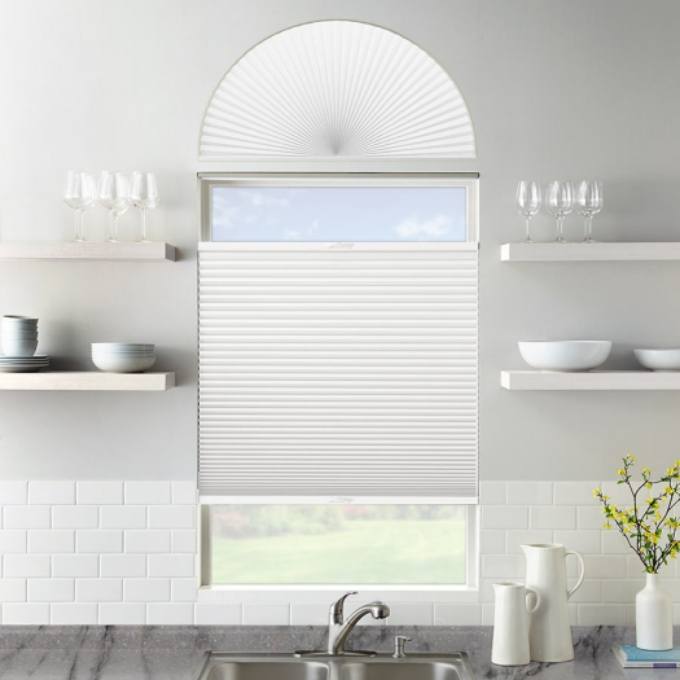 Single Cell Blackout Arch Window Shades 7315