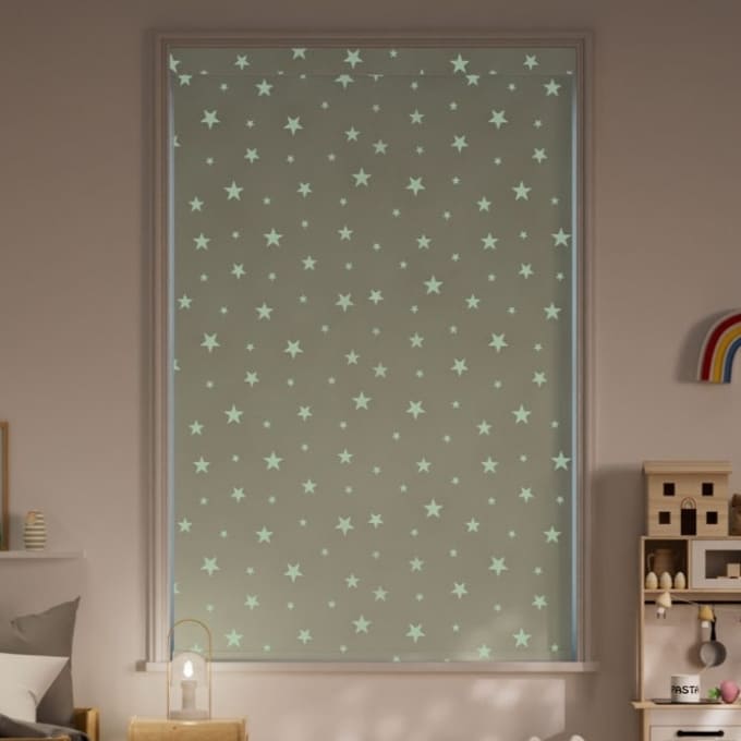 Stargazer Glow-in-the-Dark Kids’ Roller Shades