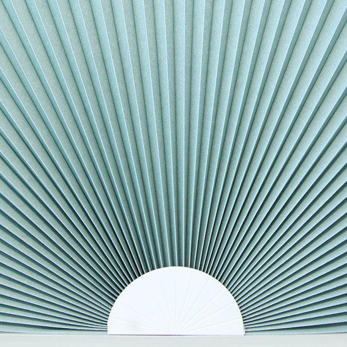 Stores cellulaires filtres de lumière à cellule double pour fenêtres en arche 7335