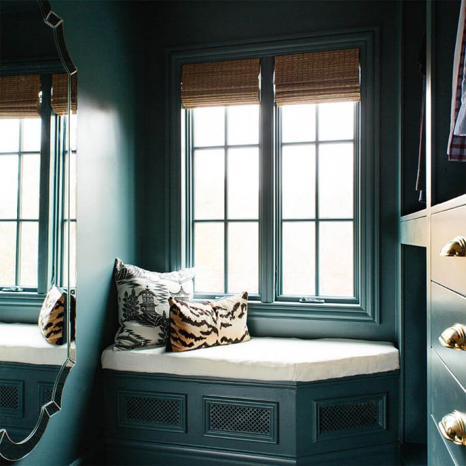 Stores en bambou/bois tissé de luxe 9583