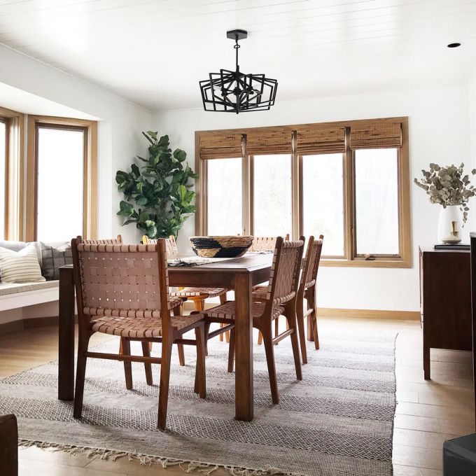 Stores en bambou/bois tissé de luxe plus 9589