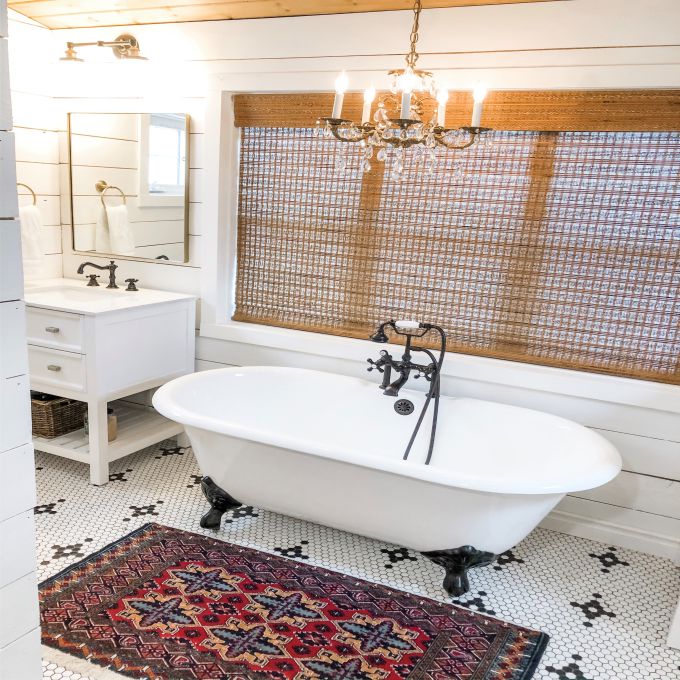 Stores en bambou/bois tissé de luxe plus 9120