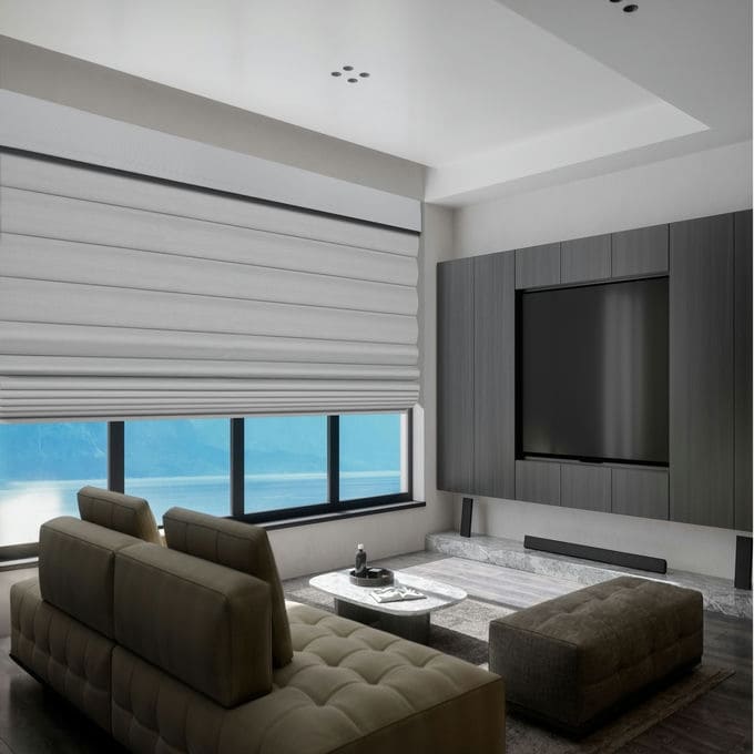 Stores romains noircissants Luxe Décorateur  10743