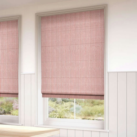 Striped Roman Shades 10056