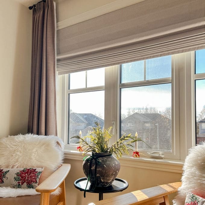 Striped Roman Shades 10800