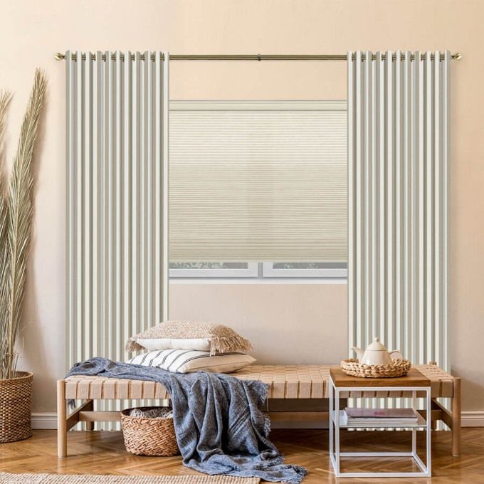 Super Value Cordless Light Filtering Honeycomb Shades 7949