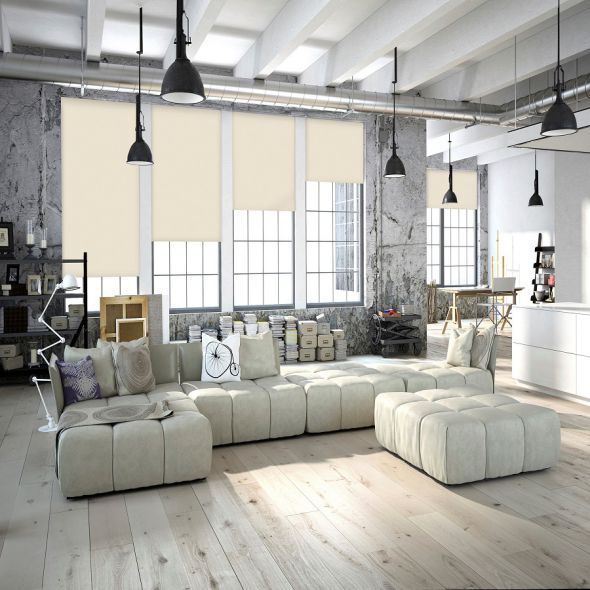 Value Vinyl Blackout Roller Shades 5876