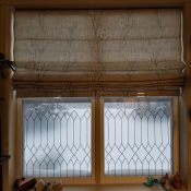 Laura Ashley Roman Shades - Pussy Willow Natural
