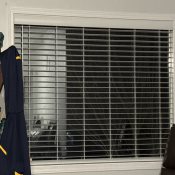 2" Designer Heritage Faux Wood Blinds - Luminous Snow