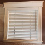 2" Designer Faux Wood Blinds - Eggshell