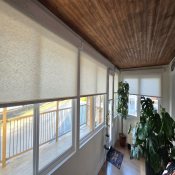 Toiles à rouleau filtres de lumière en tissu classiques - Paille