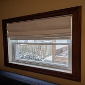 Stores romains classique - Blanc mousseline